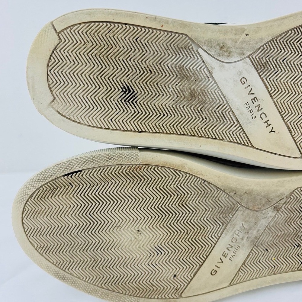 Givenchy Urban Street Knot White Black Logo Low Top Sneakers Shoes 5.5M/7W - Picture 10 of 12